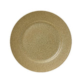 Kitchen Goods PP Deco Plate with Glitters 33cm - Gold
